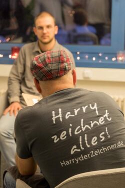 STEP Weihnachtsfeier - mit Portraits von Harry