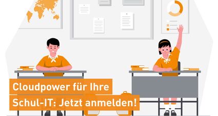 Symbolbild Schülerin und Schüler für: Cloudpower für Ihre Schul-IT! Fachveranstaltung am 30.09.2025 von 8:30-11:00 Uhr bei STEP!