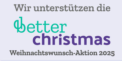 Spenderbutton: STEP unterstützt die Weihnachtsaktion better christmas 2025