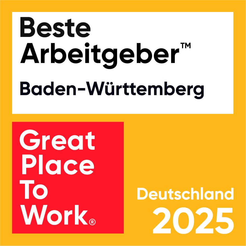Logo: Great Place to Work® - Beste Arbeitgeber Baden-Württemberg 2025: STEP ist ausgezeichnet!