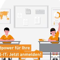 Symbolbild Schülerin und Schüler für: Cloudpower für Ihre Schul-IT! Fachveranstaltung am 30.09.2025 von 8:30-11:00 Uhr bei STEP!