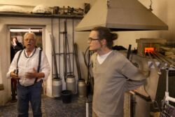 Erläuterungen von Wilfried Markus zur Glasbläserei