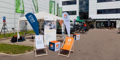 STEP war auch 2024 wieder Gold-Sponsor beim Waldhaus Bike Marathon - und mit einem eigenen Team dabei